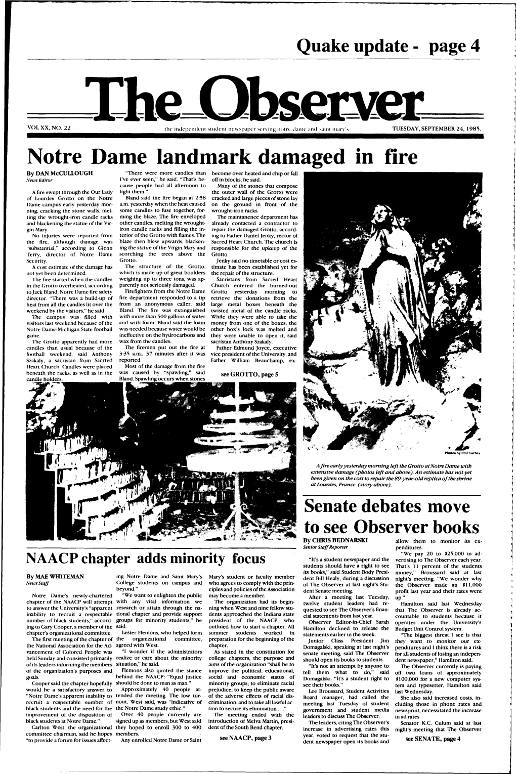 Notre Dame Landmark Damaged Ill Fire by DAN Mccullough 