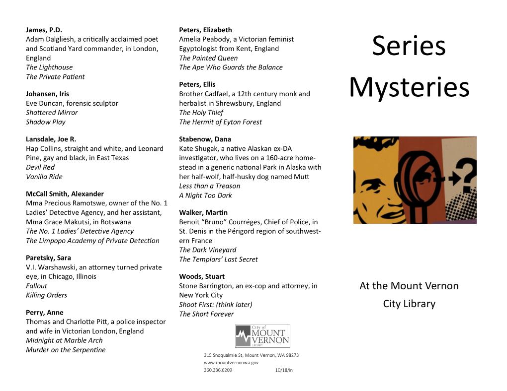Series Mysteries