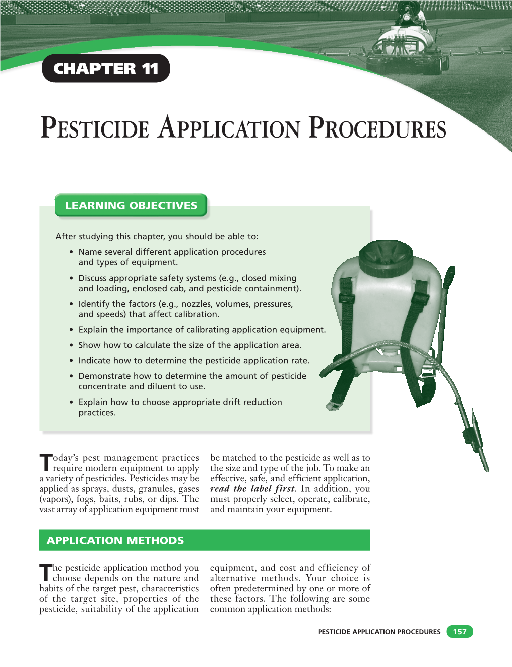 Pesticide Application Procedures