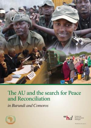 The AU and the Search for Peace and Reconciliation in Burundi and Comoros