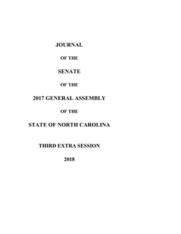 Journal Senate 2017 General