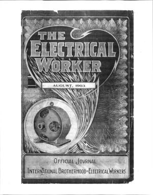 1903-08 August Electrical Worker.Pdf