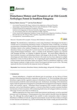 Disturbance History and Dynamics of an Old-Growth Nothofagus Forest in Southern Patagonia
