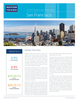 Q2 2017 SF Market Report.Indd