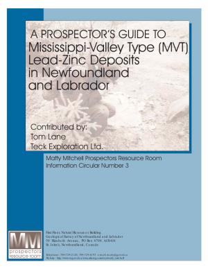Mississippi-Valley Type (MVT) Lead-Zinc Deposits in Newfoundland and Labrador