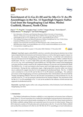 Enrichment of Li–Ga–Zr–Hf and Se–Mo–Cr–V–As–Pb Assemblages in the No