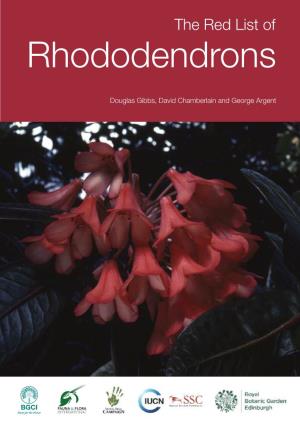 The Red List of Rhododendrons
