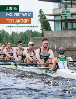 Join the Excalibur Team at Trent University