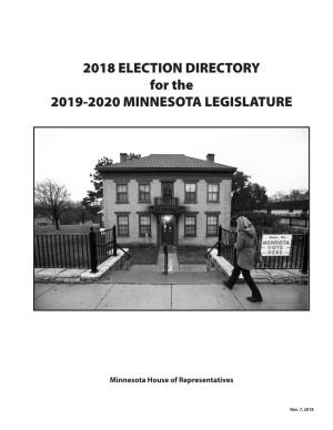 2018 Election Directory of the Minnesota Legislature