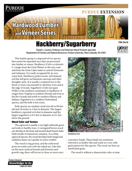 Hackberry/Sugarberry FNR-284-W Daniel L