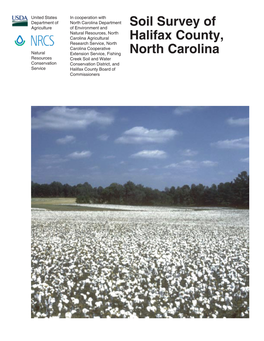 Soil Survey of Halifax County, North Carolina
