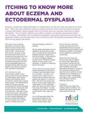 Itching to Know More About Eczema and Ectodermal Dysplasia