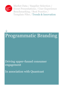 Programmatic Branding