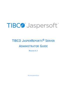Jasperreports Server Administrator Guide