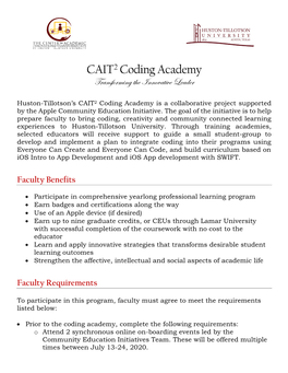 CAIT2 Coding Academy Transforming the Innovative Leader