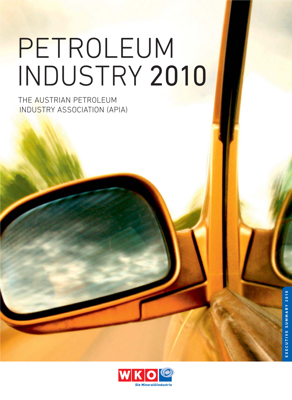 Petroleum Industry 2010 the Austrian Petroleum Industry Association (Apia) Executive Summary 2010 Summary Executive