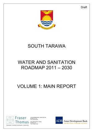 South Tarawa Water and Sanitation Roadmap 2011
