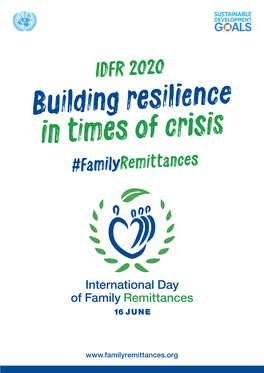 IDFR 2020 – Building Resilience in Times of Crisis – #Familyremittances