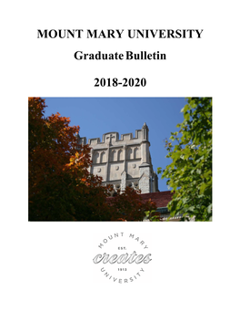 Graduate Bulletin