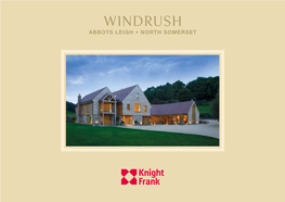 WINDRUSH ABBOTS LEIGH • NORTH SOMERSET Windrush ABBOTS LEIGH • BRISTOL • NORTH SOMERSET