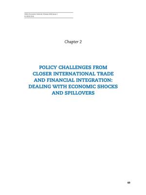 Policy Challenges from Closer International Trade and Financial Integration: Dealing with Economic Shocks and Spillovers