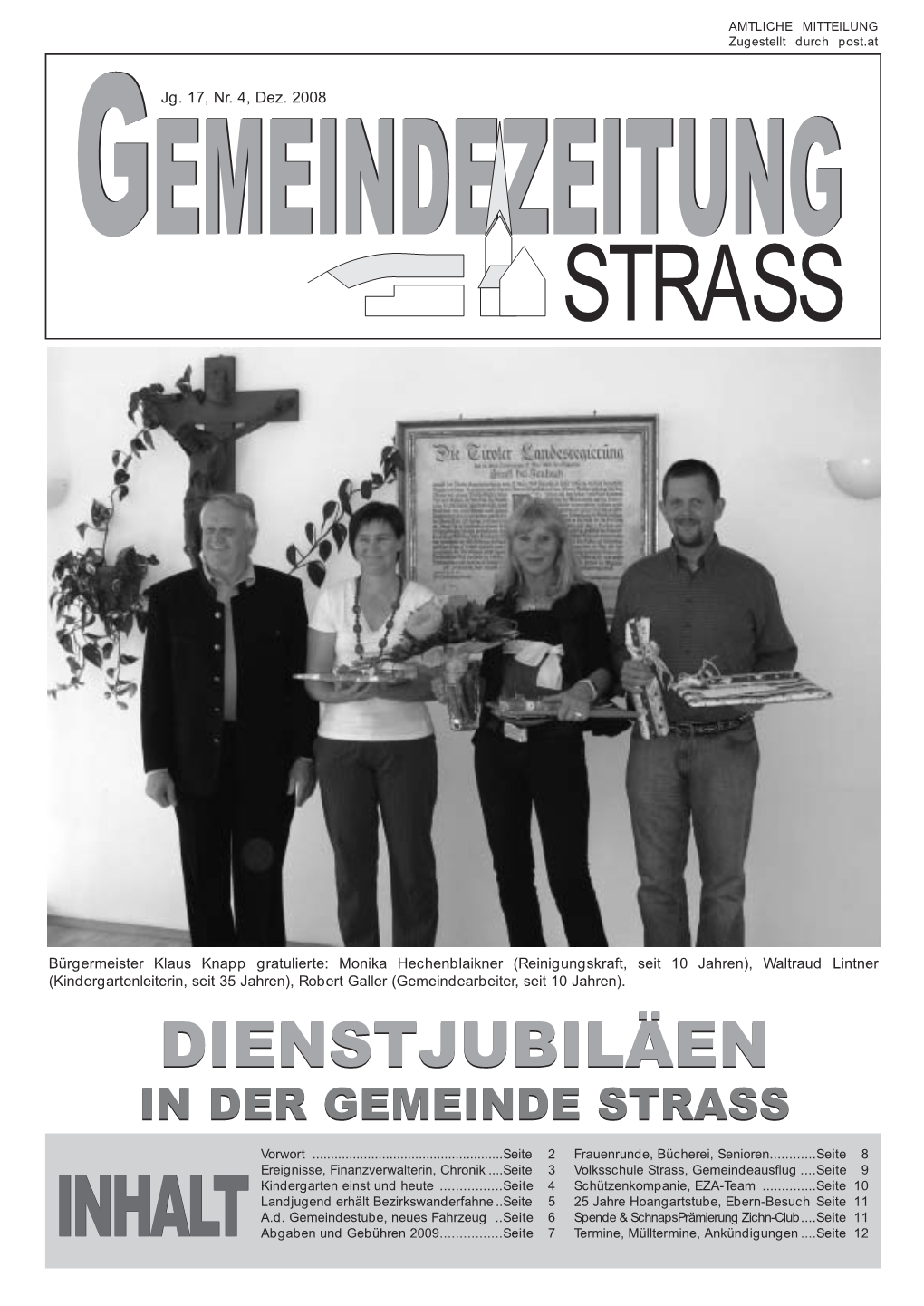 Gemeindezeitung Dez. 08