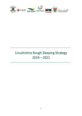 Lincolnshire Rough Sleeping Strategy 2019 – 2021