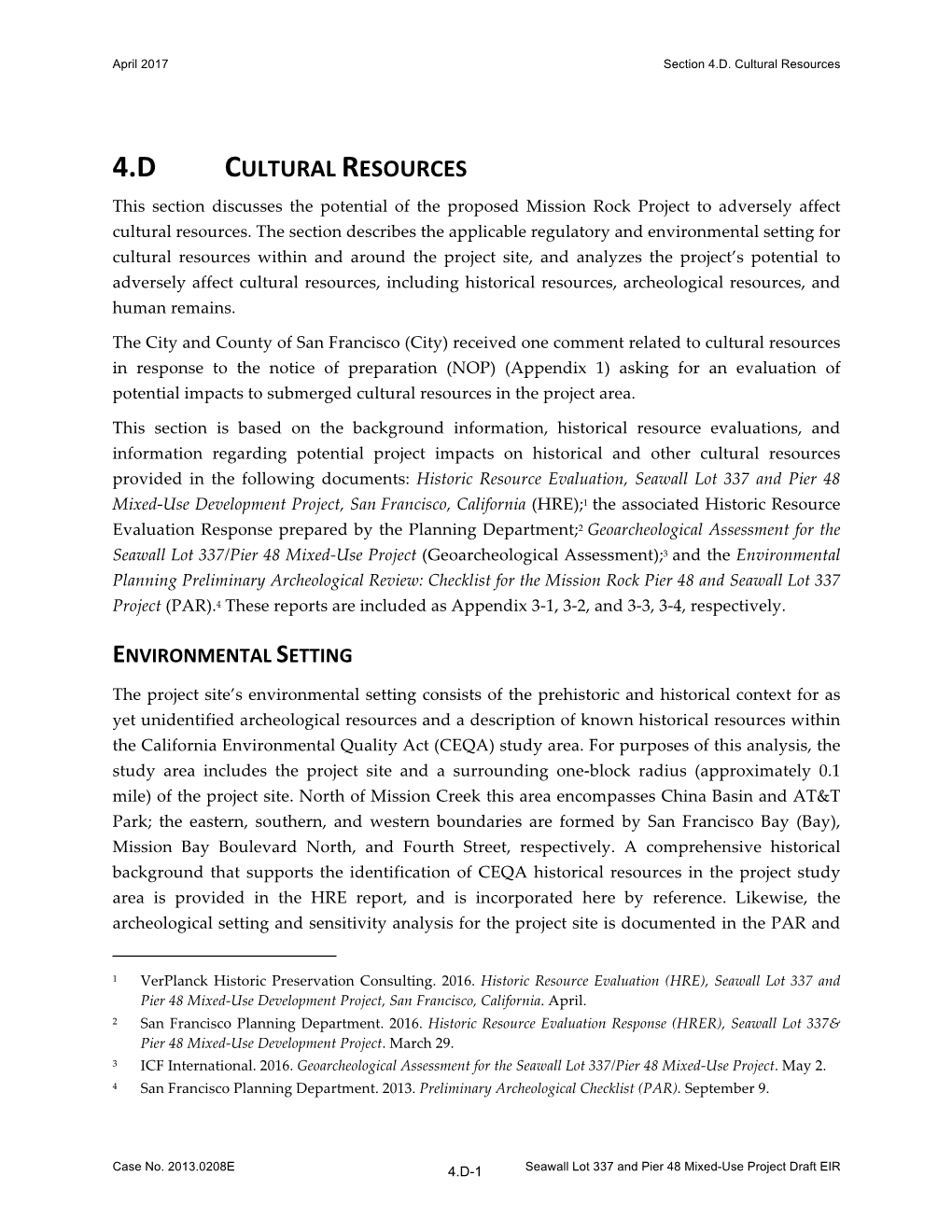 Cultural Resources