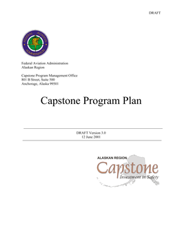 Capstone Program Plan (Draft)