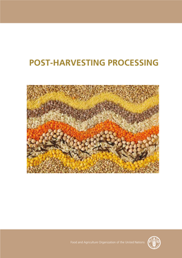 Post-Harvesting Processing