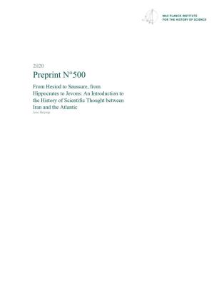 Preprint N°500