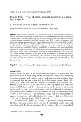 Insights from 15 Years of Benthic Infaunal Monitoring in a Coastal Lagoon System