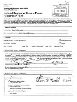 Vv Signature of Certifying Offidfel/Title - Deput/SHPO Date
