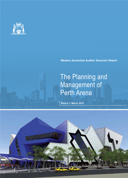 The Planning and Management of Perth Arena