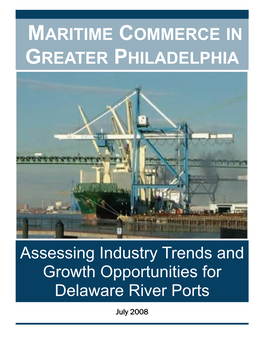 Maritime Commerce in Greater Philadelphia