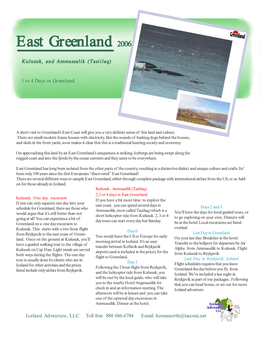 East Greenland 2006