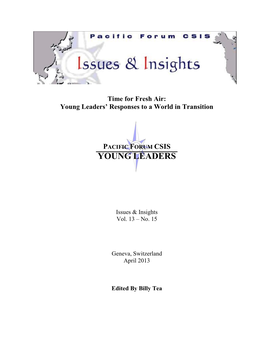 Young Leaders’ Responses to a World in Transition