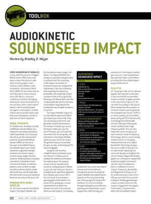 SOUNDSEED IMPACT Review by Bradley D