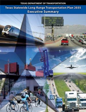 Range Transportation Plan 2035 Executive Summary