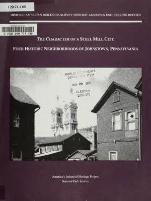 Four Historic Neighborhoods of Johnstown, Pennsylvania
