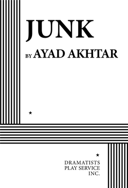 Junk by Ayad Akhtar