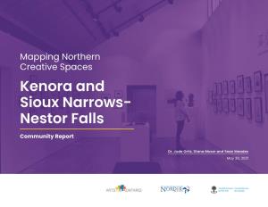 Kenora and Sioux Narrows- Nestor Falls Community Report