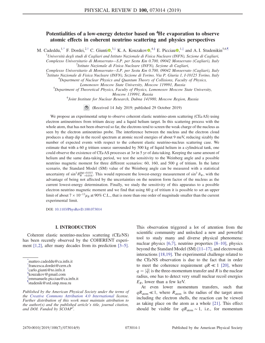 Potentialities of a Low-Energy Detector Based on He4 Evaporation to Observe Atomic Effects in Coherent Neutrino Scattering and P