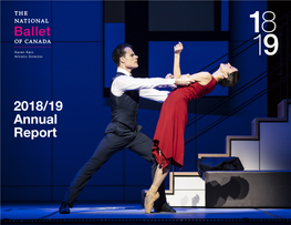 National Ballet of Canada 2018/19 Annual Report