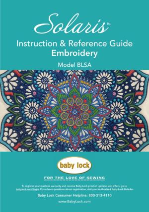 Solaris Embroidery Instruction and Reference Guide