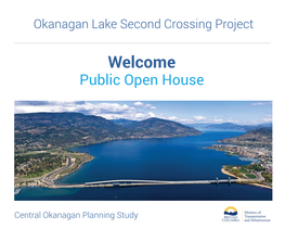 Okanagan Lake Second Crossing Project