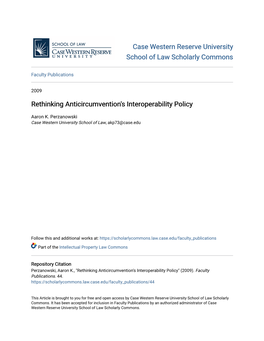 Rethinking Anticircumvention's Interoperability Policy