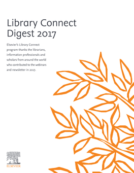 Library Connect Digest 2017.Indd