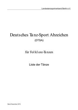 Deutsches Tanz-Sport Abzeichen