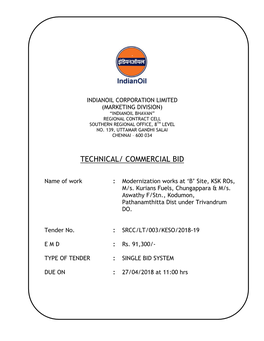 Technical/ Commercial Bid
